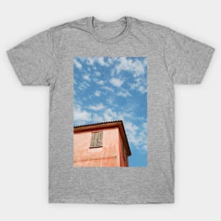 Red Corner Building in Caorle T-Shirt